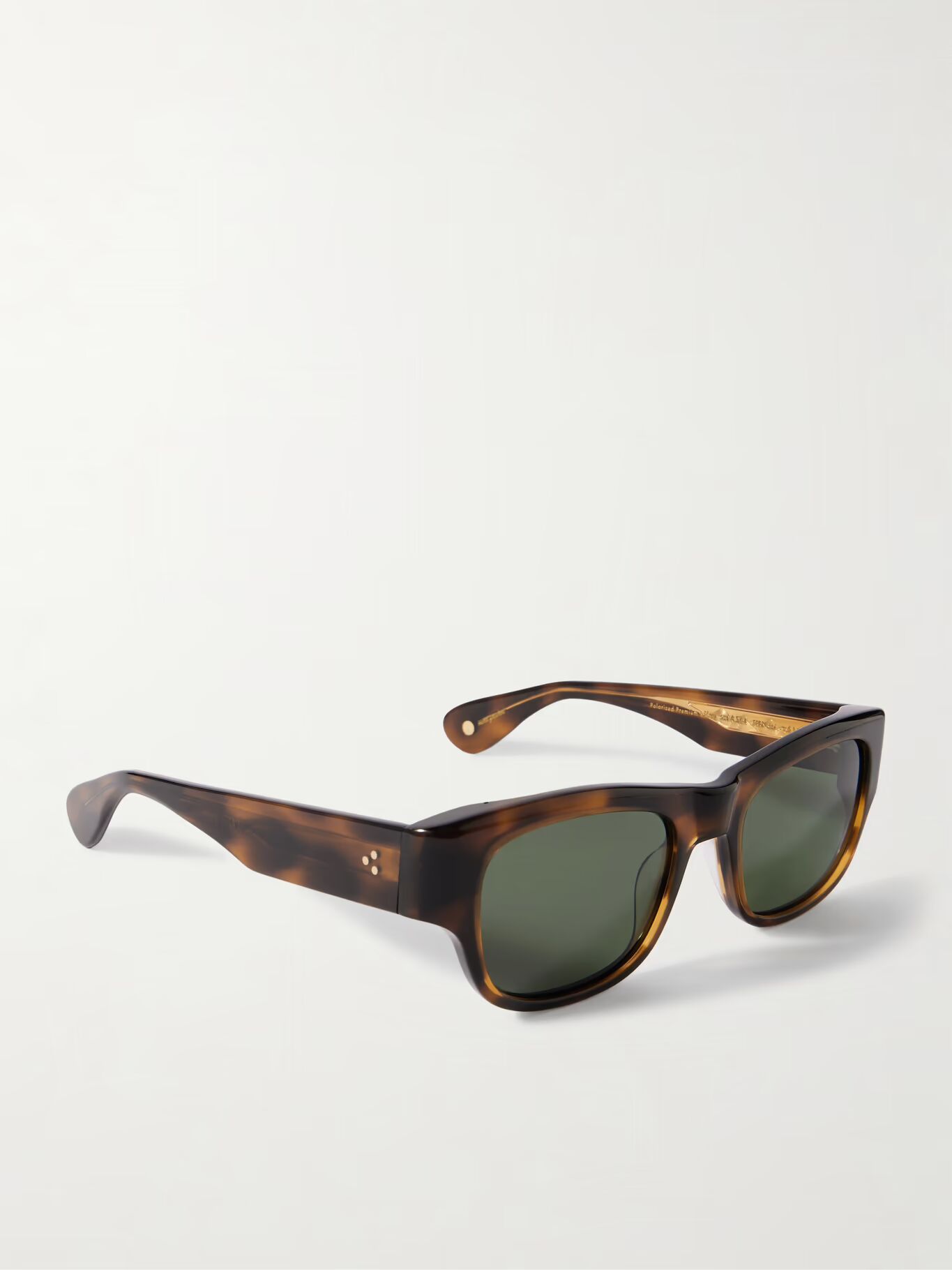 

Солнцезащитные очки Shasta D-Frame Tortoiseshell с поляризацией из ацетата GARRETT LEIGHT CALIFORNIA OPTICAL