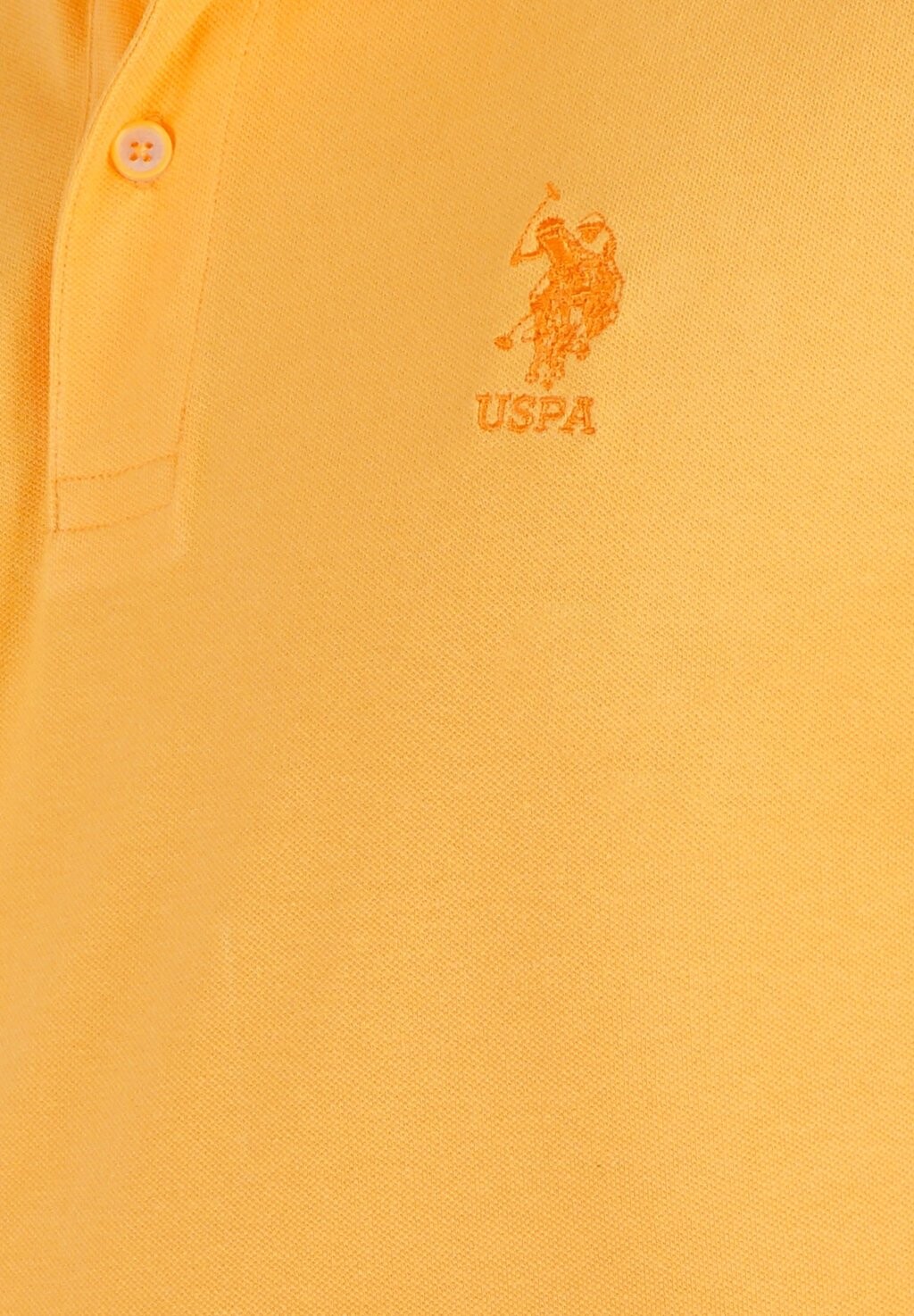 Рубашка-поло Shortsleeve Axel U.S. Polo Assn., оранжевая — фото 3