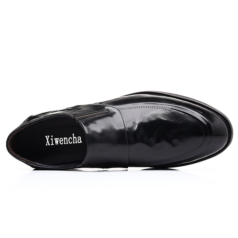 Xiwencha Унисекс дерби черно-коричневые темно-коричневые, цвет Dark Brown — фото 4