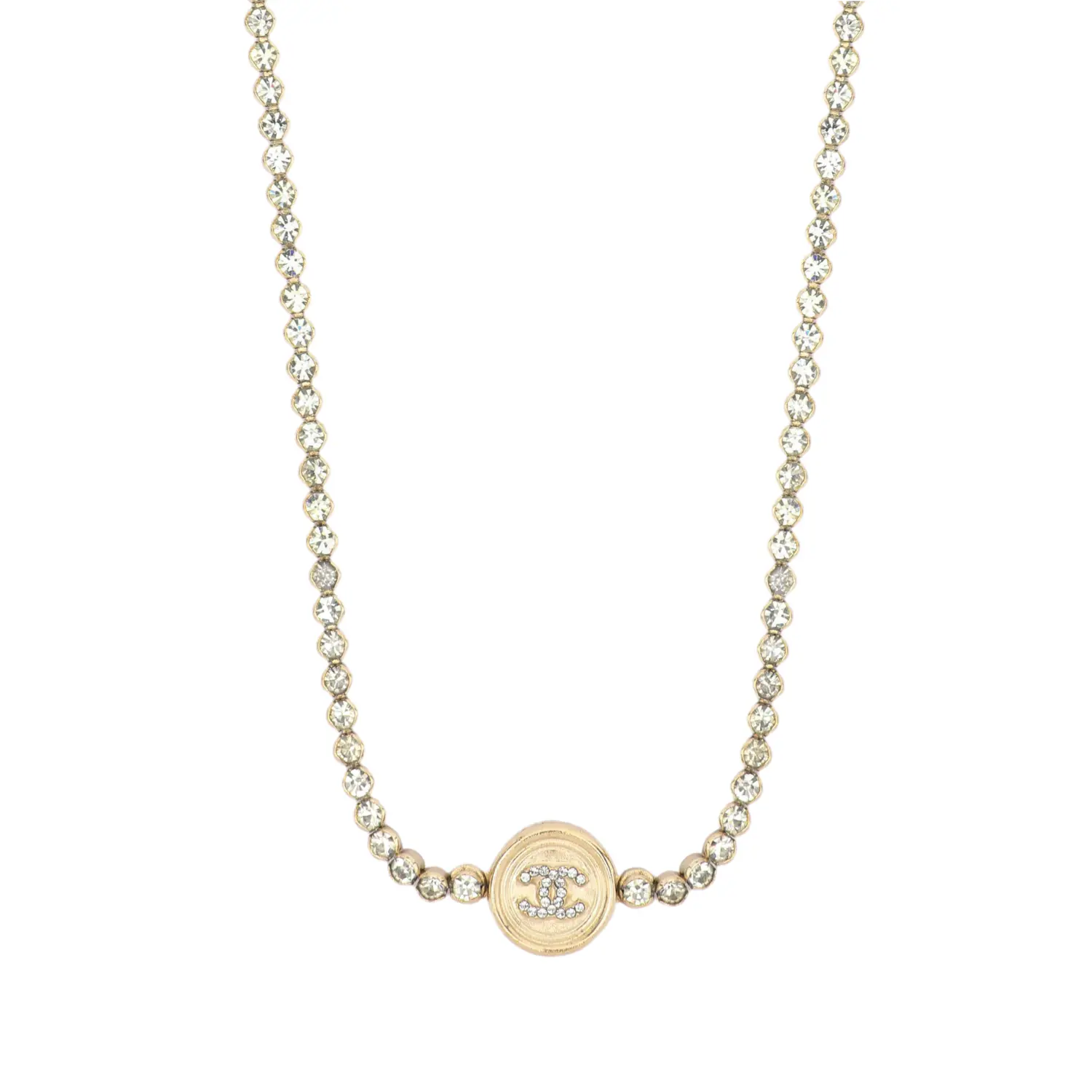 

Двойная металлическая цепочка C для женщин CHANEL