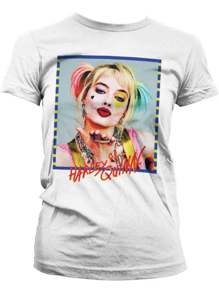 

DC Commics Harley Quinn Белая футболка, Белый, DC Commics Harley Quinn Белая футболка