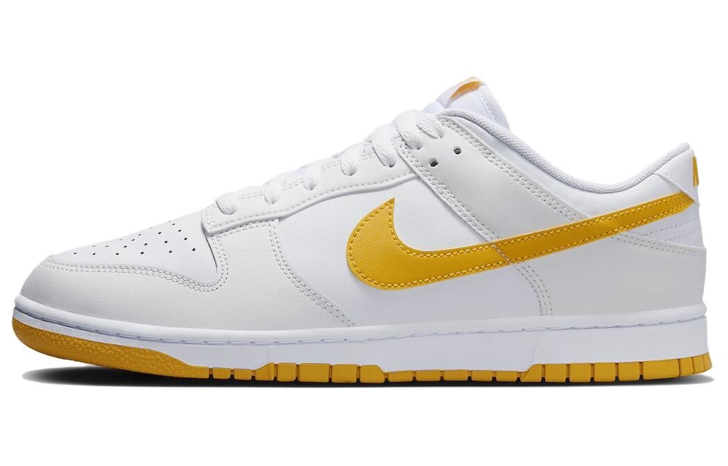 

Мужские кроссовки для скейтбординга Nike Dunk, White/Yellow