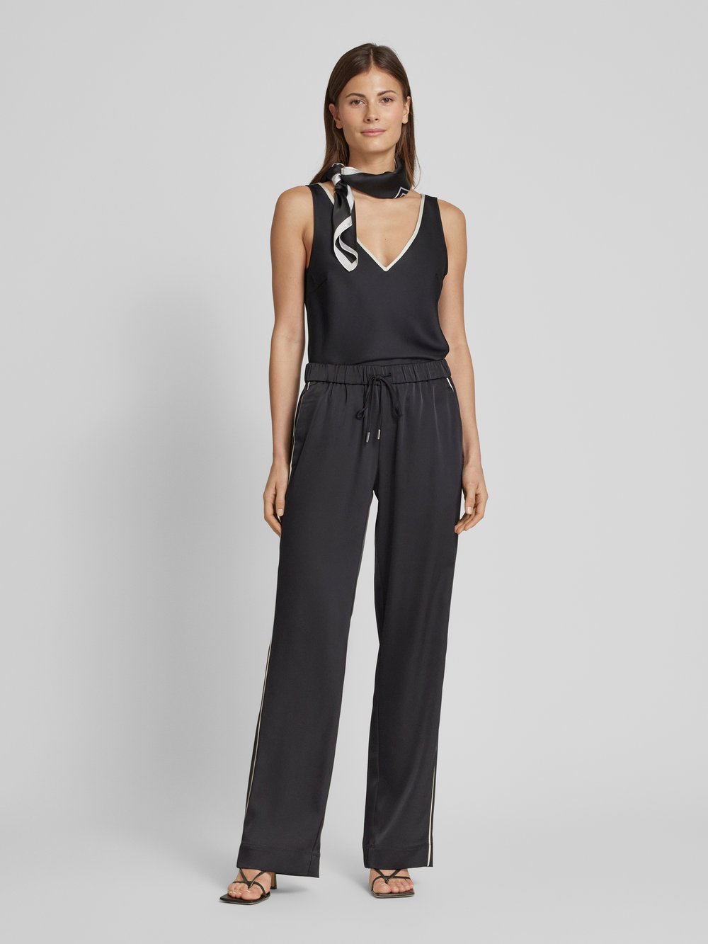 

Пижамные брюки прямого кроя с карманами Calvin Klein Womenswear, черный