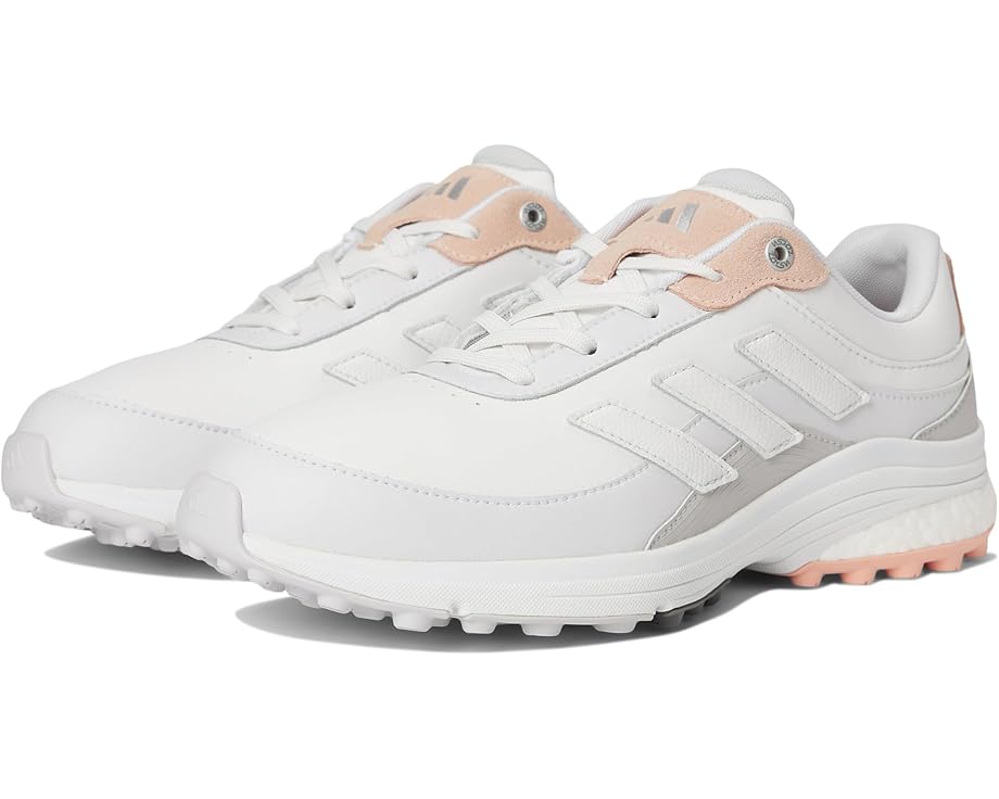 Кроссовки adidas Golf Zoysia Spikeless Golf Shoes, цвет Dash Grey/Crystal White/Powder Coral