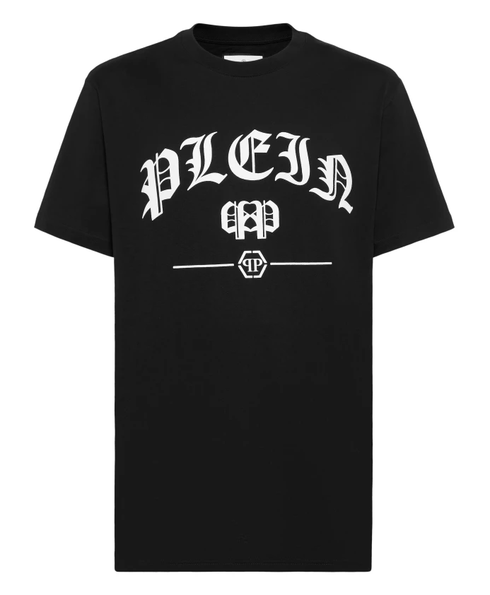 

Футболка, круглый вырез, татуировка Philipp Plein, черный
