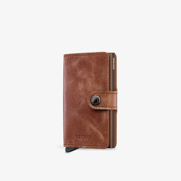 

Мини-кошелек из кожи Miniwallet Secrid, коричневый