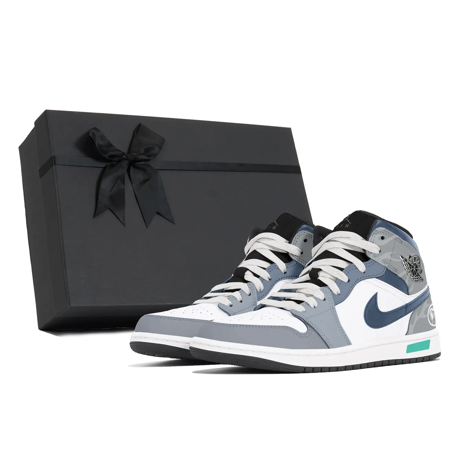 

Jordan Винтажные баскетбольные кроссовки Air 1 мужские мид-топ белые