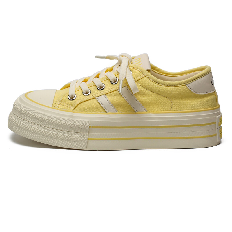 

Холщовые кеды унисекс с низким верхом Zun'Er, цвет Bright Yellow