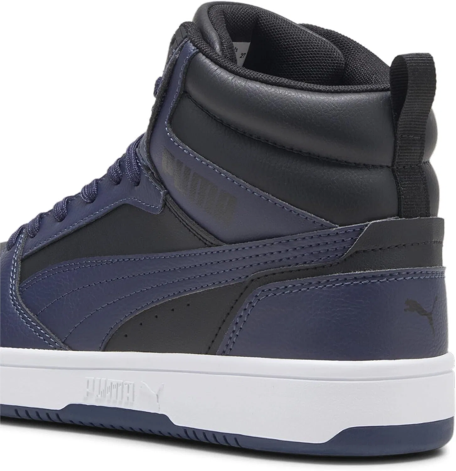 Мужские спортивные кроссовки PUMA Rebound V6, Puma Black Puma Navy Puma White — фото 3