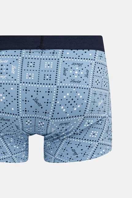 Боксеры из хлопка с эластаном 2 шт Levi's, синий — фото 4