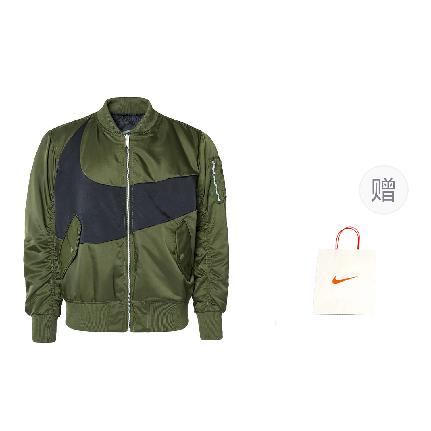 

Куртка Swoosh мужская оливково-зеленый Nike