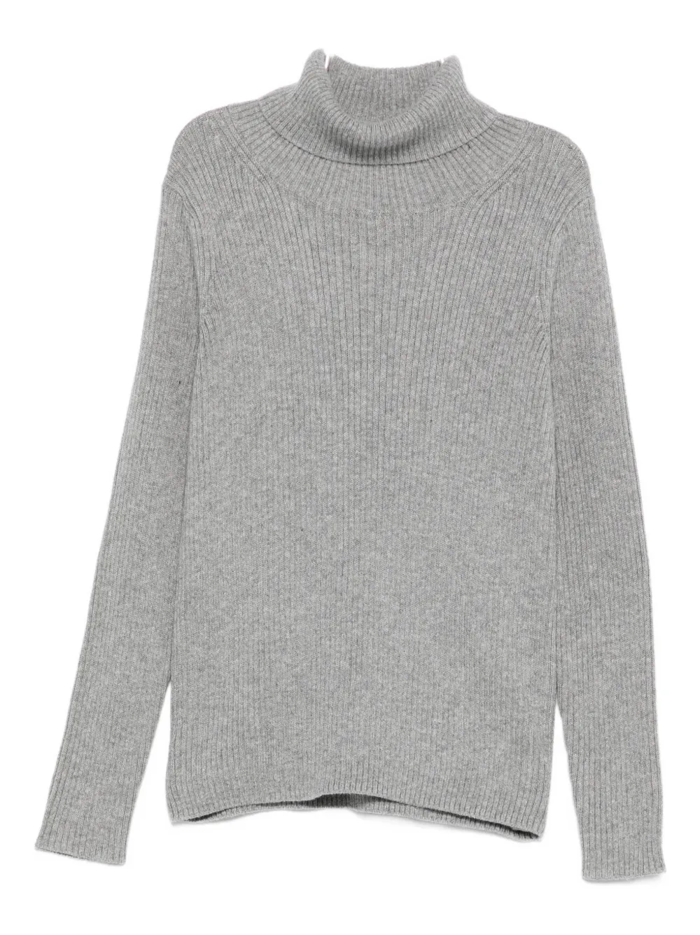 

Вязаный свитер с высоким воротом Il Gufo, серый