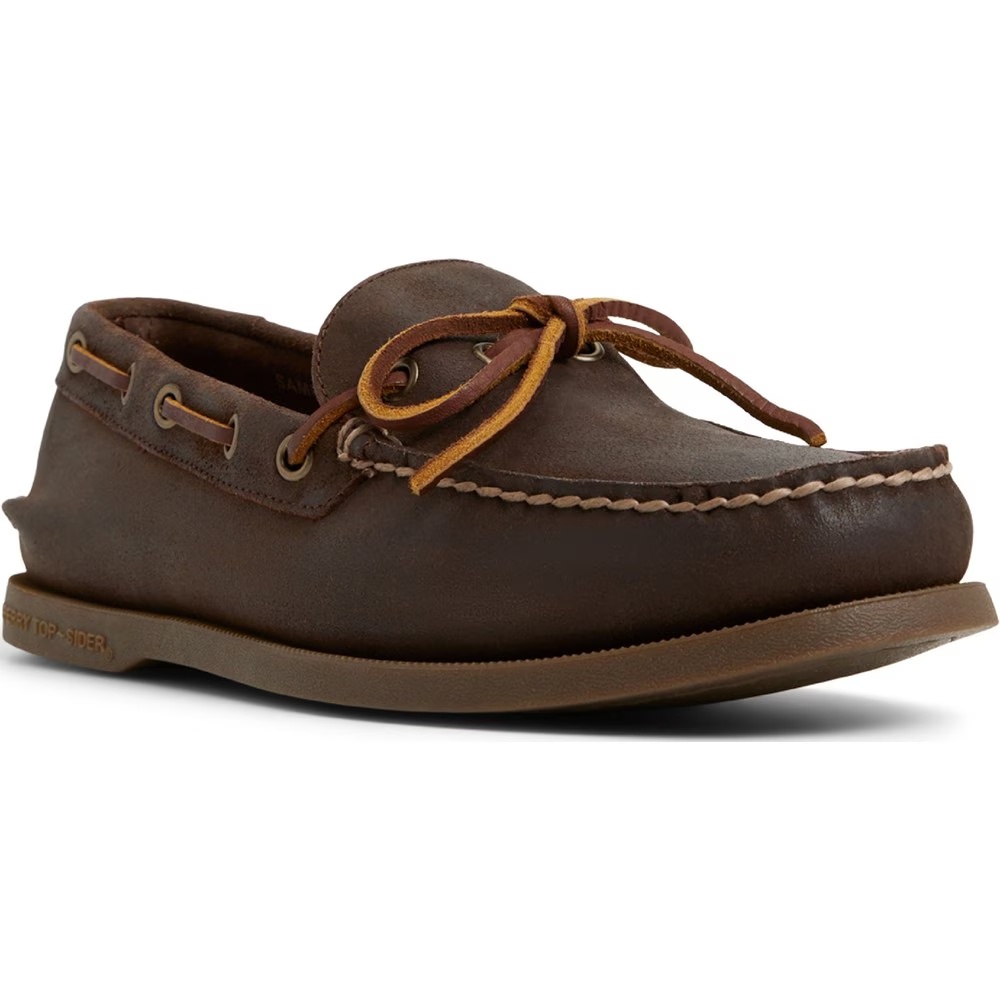

Подлинные оригинальные кожаные туфли-лодочки с одним глазом Sperry, коричневый
