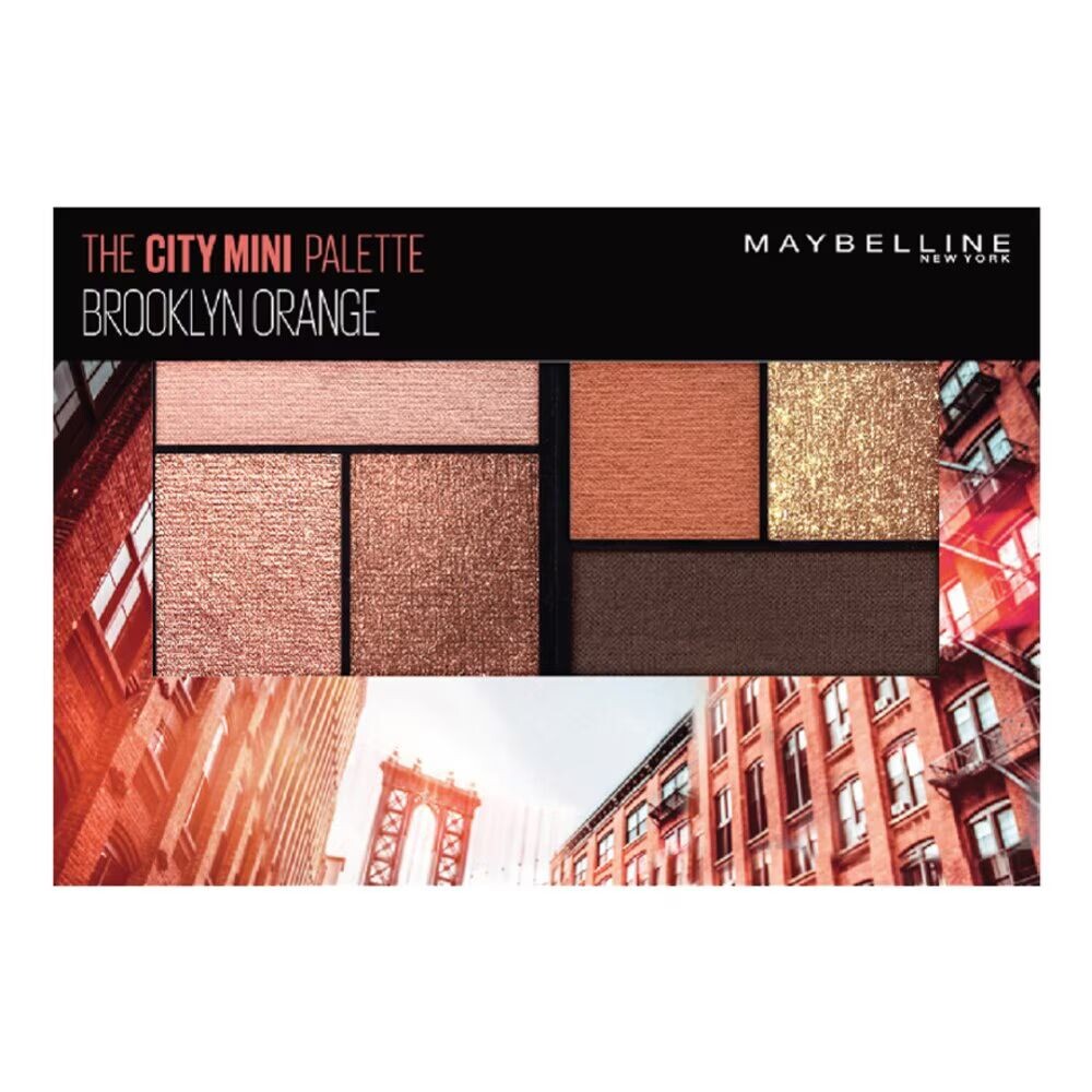 

Maybelline New York The City Мини-палетка 52г. Бруклинский апельсин, Brooklyn Orange
