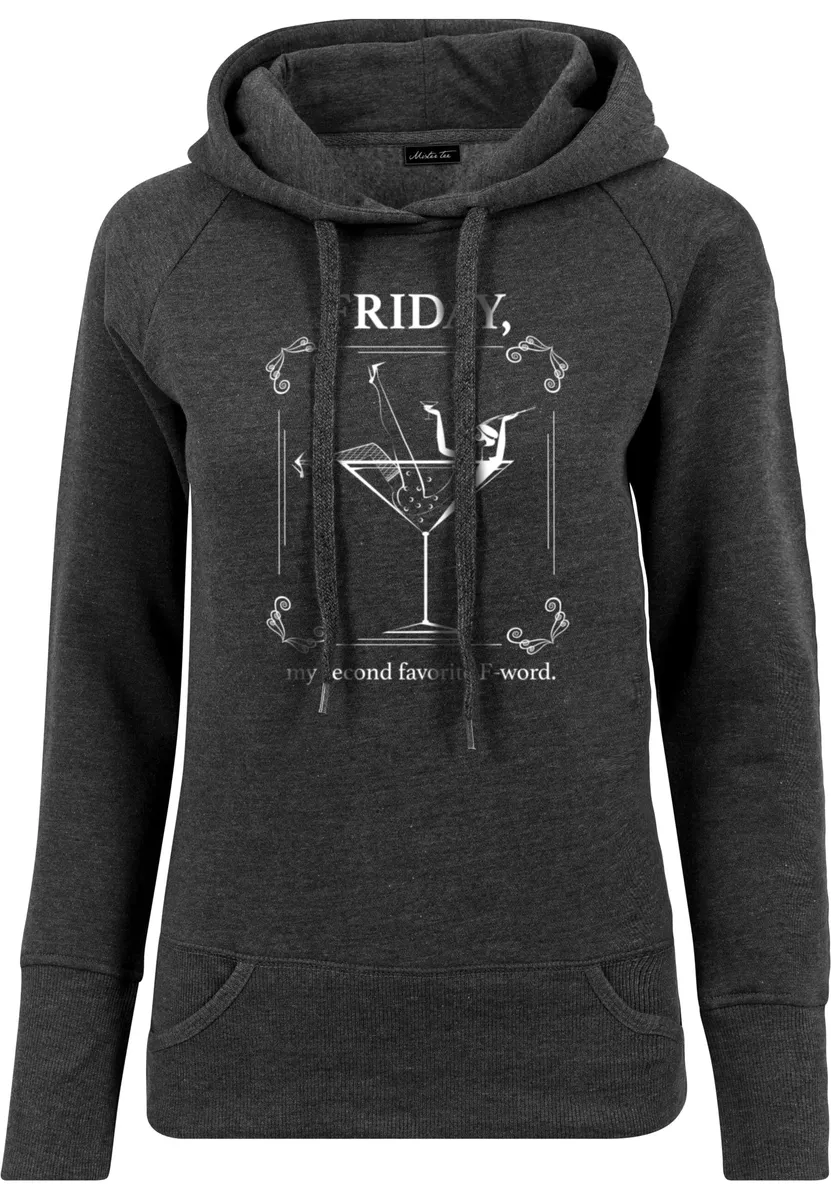 

Свитер MisterTee с круглым вырезом "MisterTee Women's Ladies F-Word Hoody", цвет Charcoal