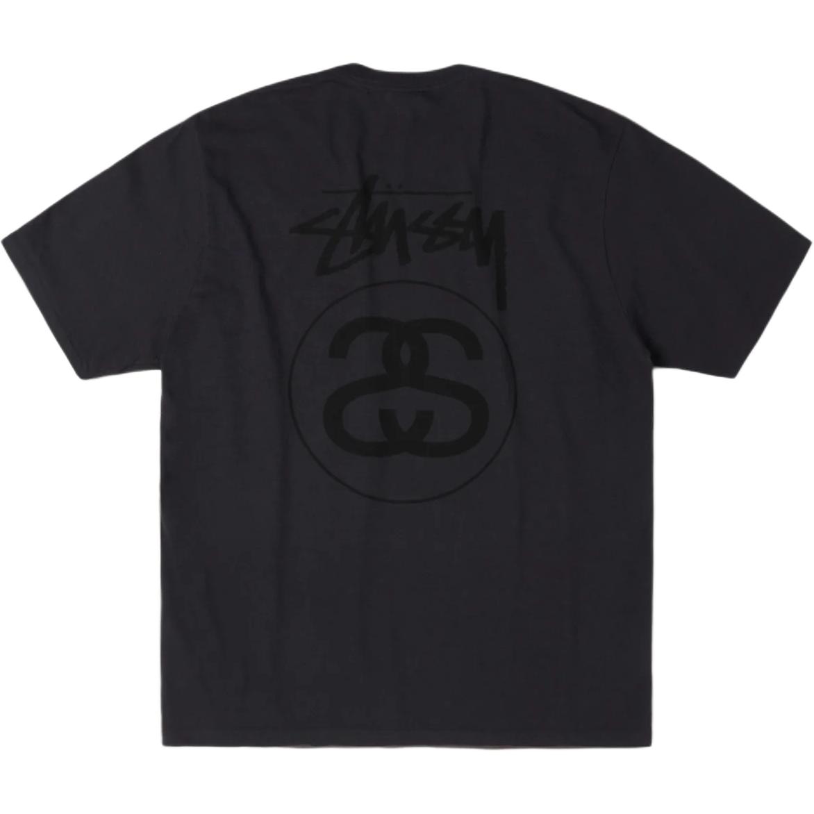 

Футболка Stock Link Pigment Dyed Unisex Stussy, черный