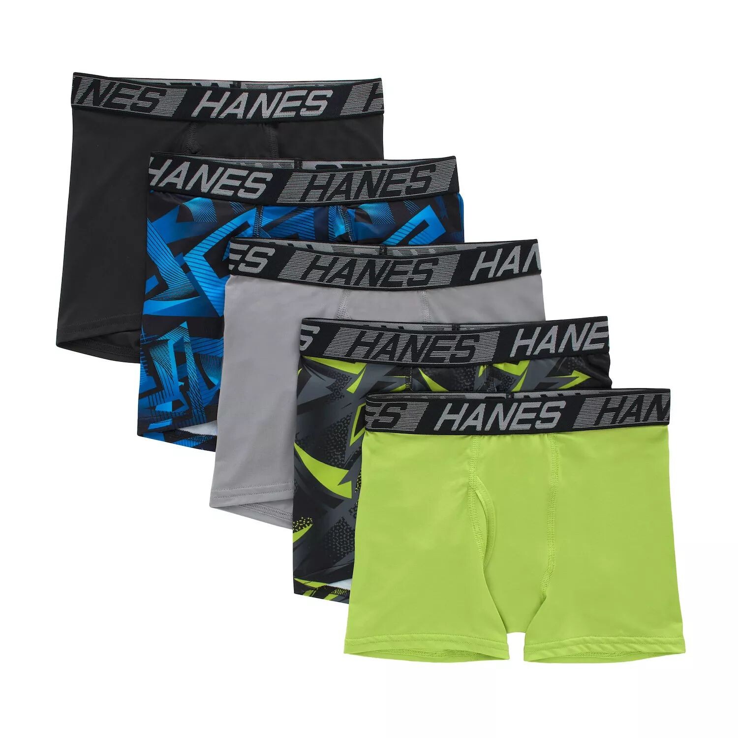 

Комплект из 5 спортивных трусов-боксеров Hanes X-Temp Hanes, мультиколор