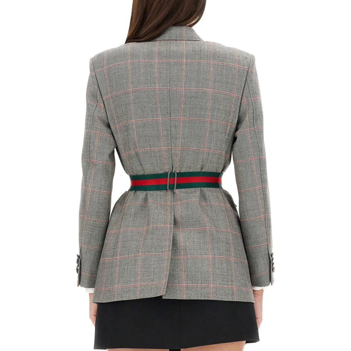 Деловой костюм женский Gucci, серый — фото 3