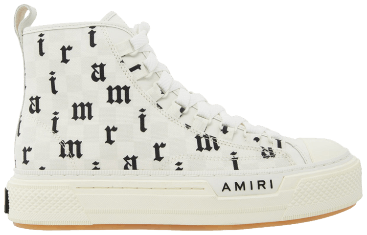 

Кроссовки Amiri Old English Court High 'White Black', белый
