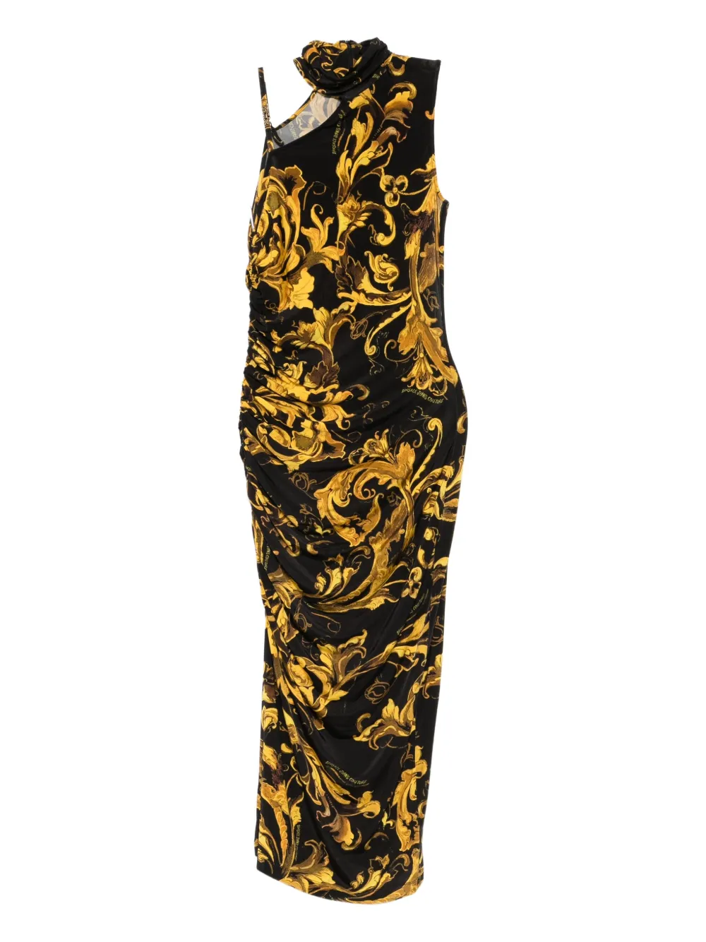 

Платье с принтом Barocco Versace Jeans Couture, черный
