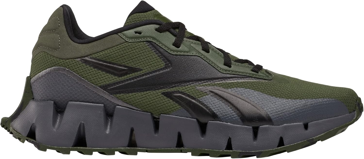 

Кроссовки Reebok Unisex Adult Zig Dynamica 4, серый/зеленый