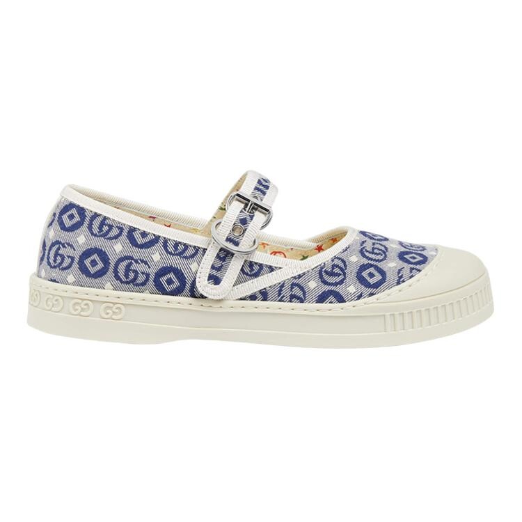 Кроссовки GUCCI Kids GG-canvas Ballerina Shoes — фото 2
