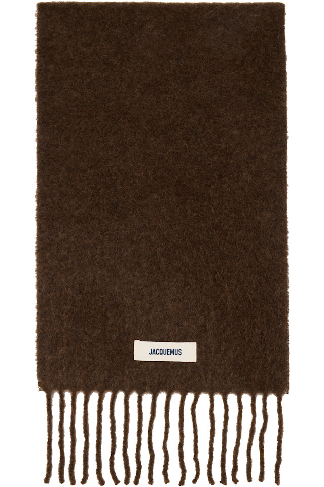 

Шарф La casa 'the carro' Jacquemus, коричневый