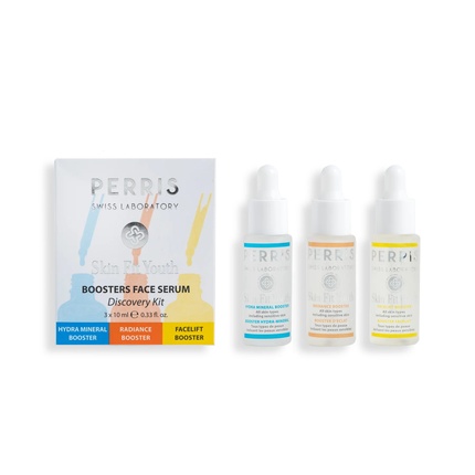 

Skin Fit Youth Boosters набор для знакомства с сывороткой для лица - 3 X 10 мл Perris Swiss Laboratory