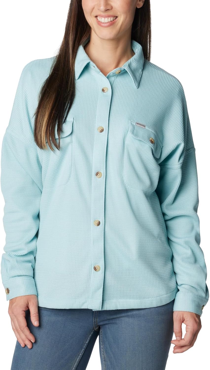 

Женская куртка Columbia Holly Hideaway Waffle Shirt, Aqua Haze