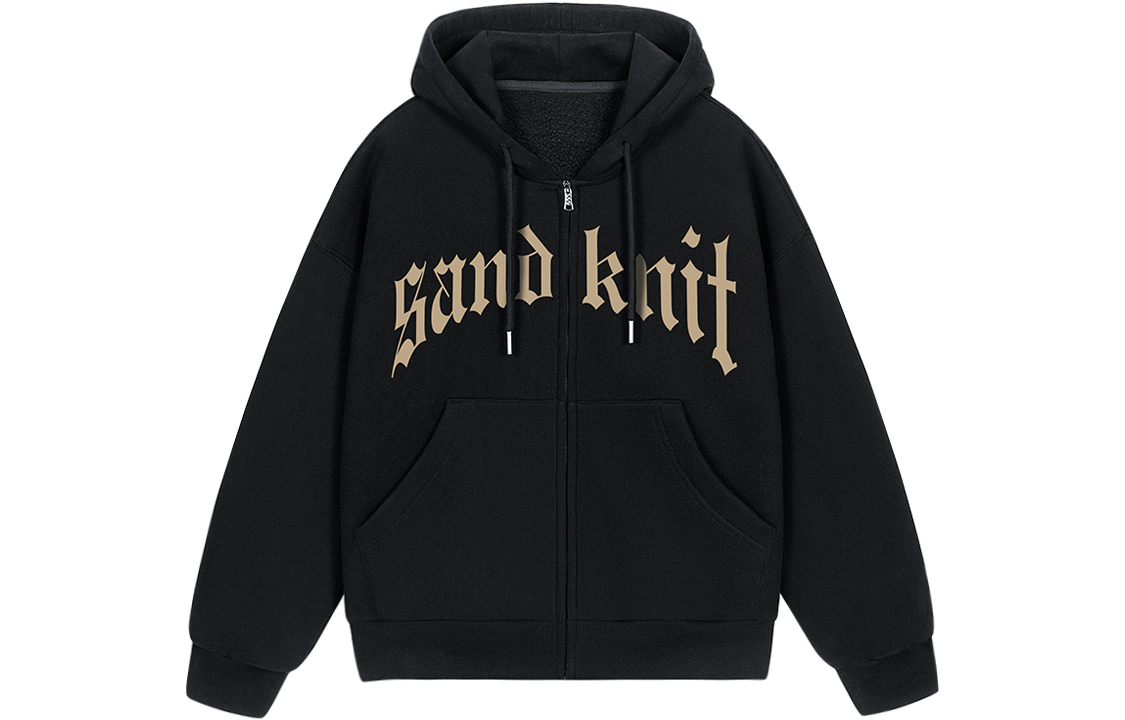 

Зимняя толстовка унисекс Sandknit, черный (thin)