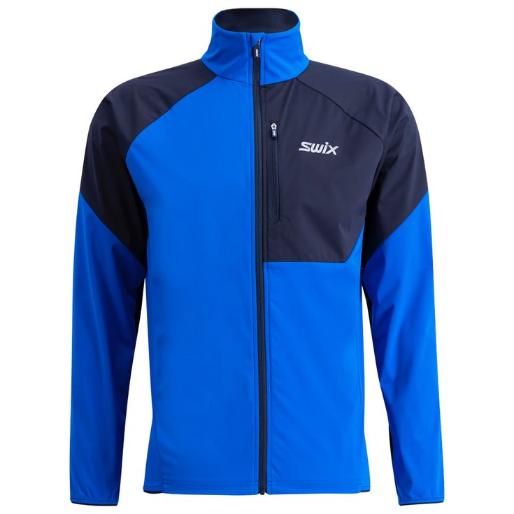 

Куртки для беговых лыж Focus Wind Jacket M Active Blue Dark Navy - S Swix