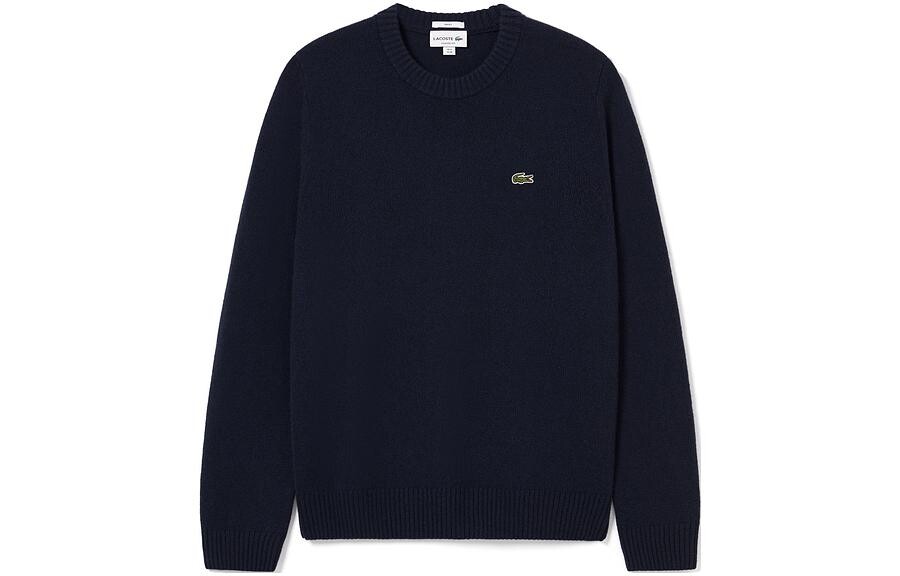

Толстовка унисекс темно-синяя Lacoste, темно-синий