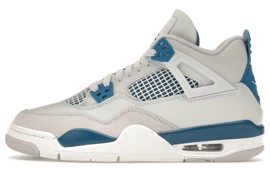 Jordan Air Jordan 4 Винтажные баскетбольные кроссовки женские, Gray/Blue