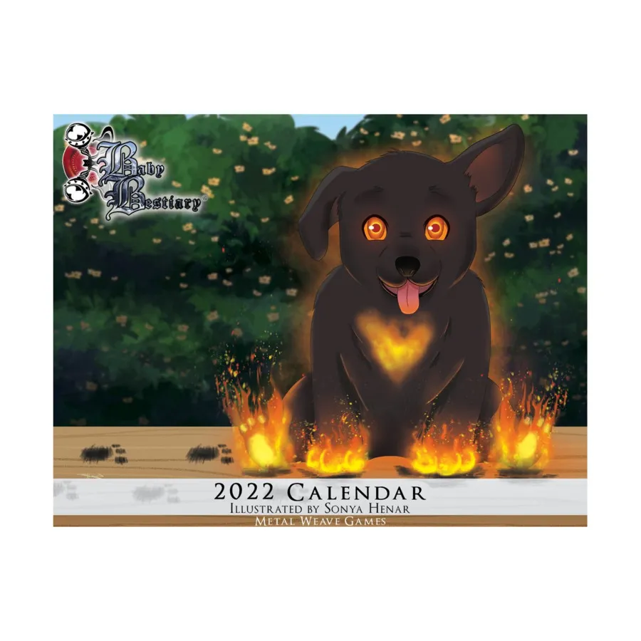 

2022 - Baby Bestiary Calendar, Baby Bestiary (Metal Weave Games), мягкая обложка