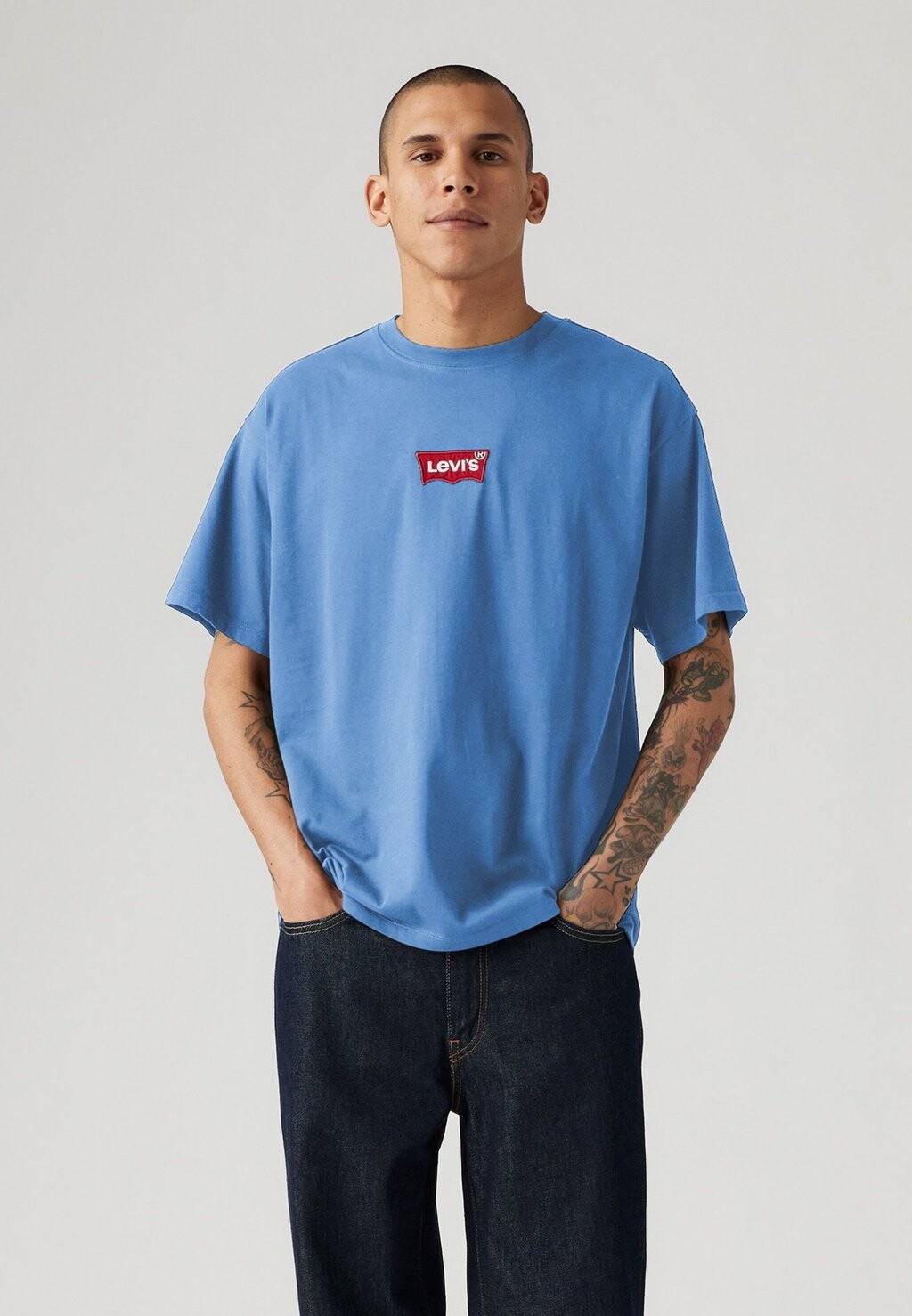 

Принт на футболке VINTAGE FIT GRAPHIC TEE Levi's, синий