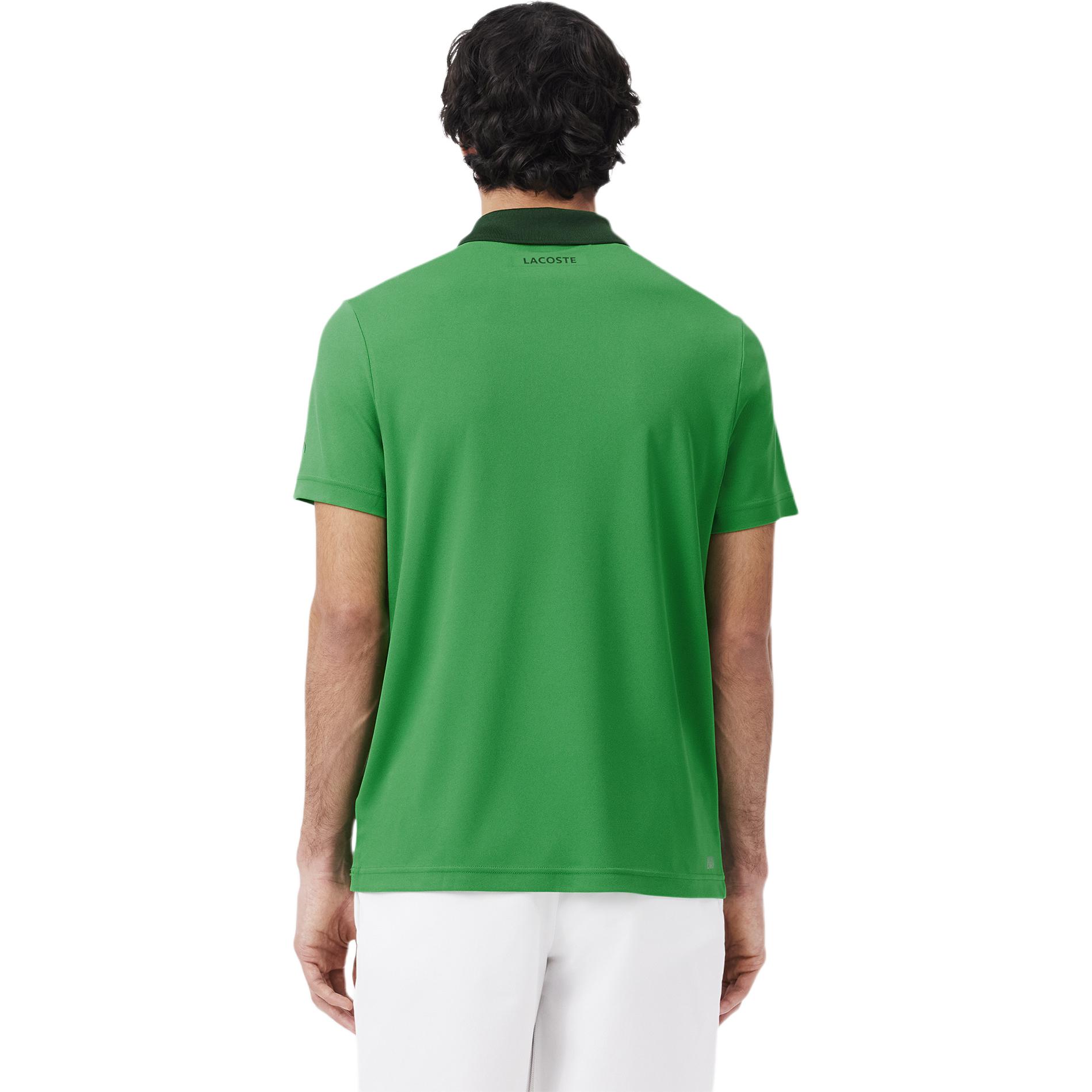 Поло X Novak Djokovic LACOSTE, зеленый/siw — фото 4