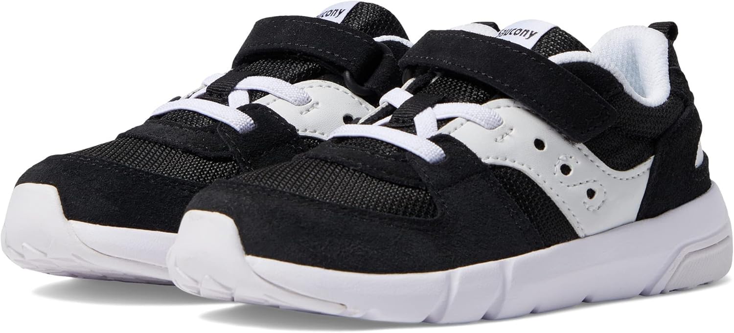 Детские кроссовки Saucony Jazz Lite 2.0 Lx (унисекс), белый/черный — фото 2