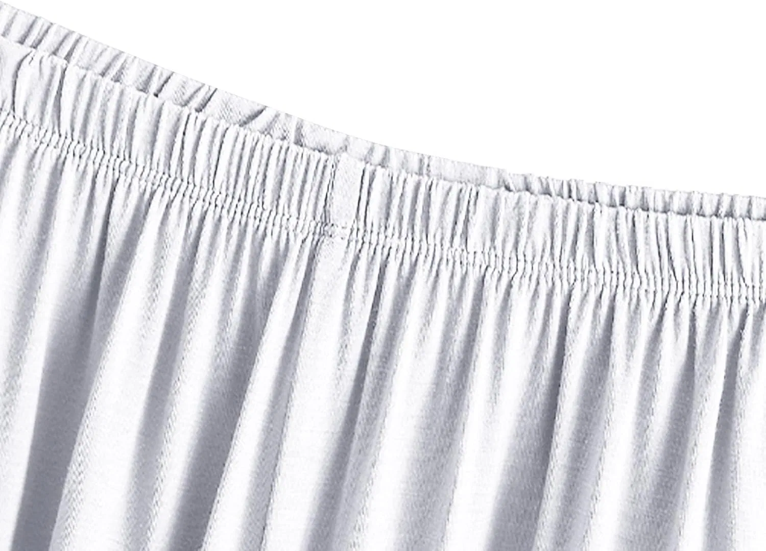 Шорты пижамные женские Plus Size, модальные, на эластичном поясе, A02_white — фото 4