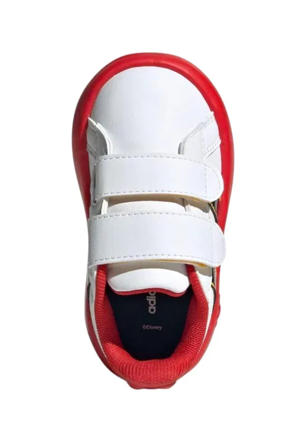 Кроссовки повседневные Adidas Performance Grand Court Mickey CF I Walking Trainers, белый с черным и золотым — фото 3