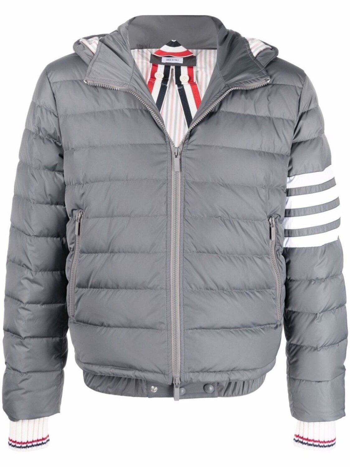 

Пуховик Downfall Thom Browne, серый