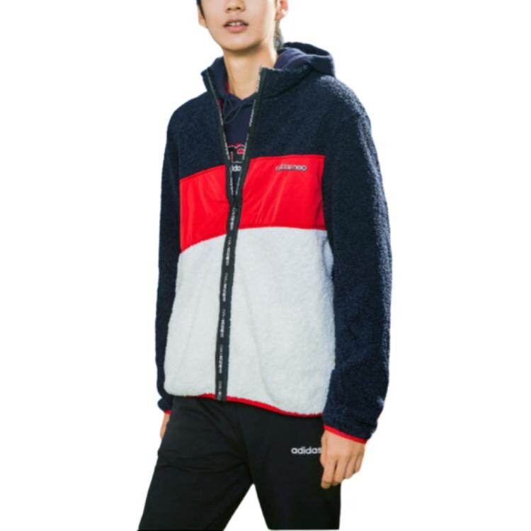 Куртка мужская красный/синий/белый Adidas Neo — фото 3