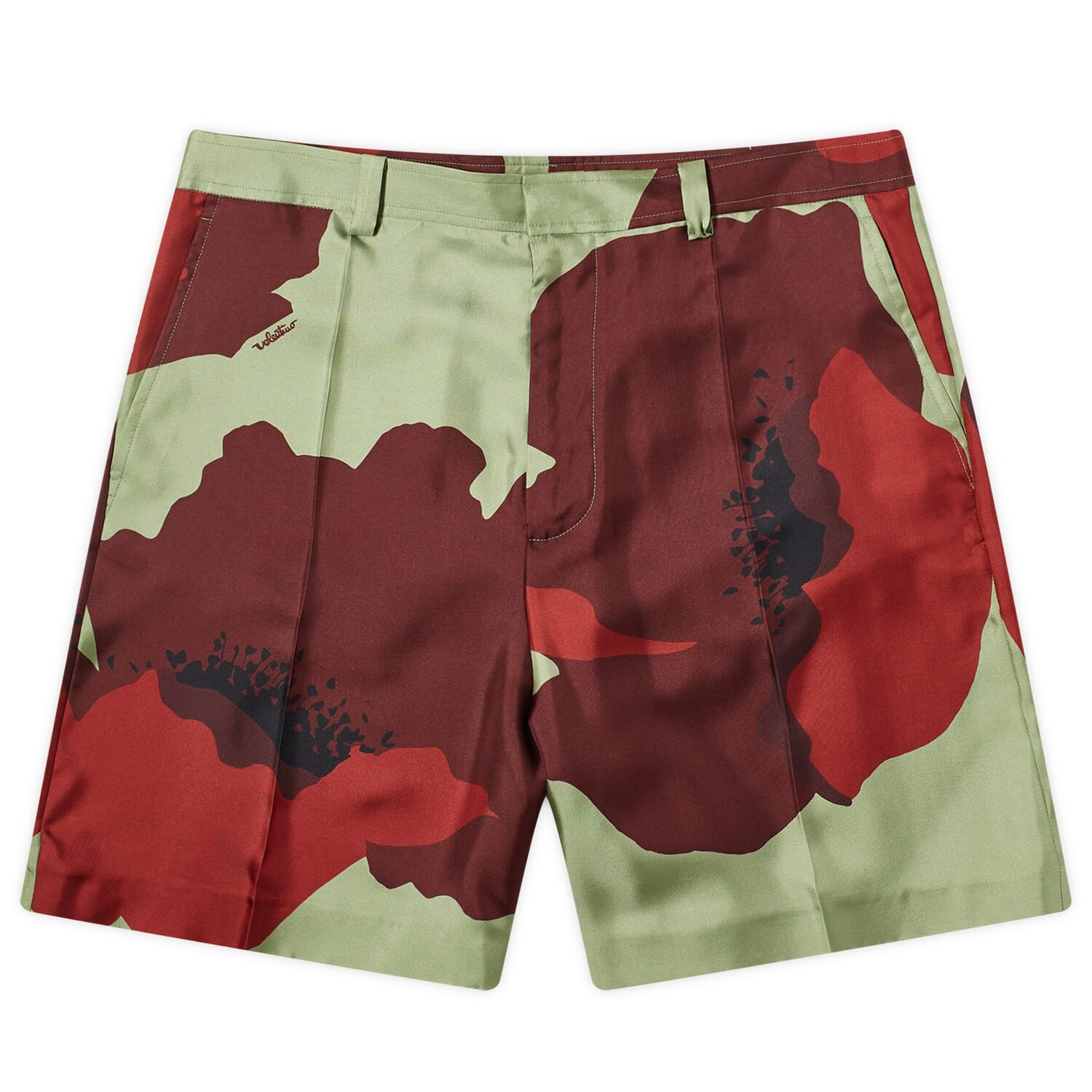 

Шорты Valentino Flower Print Short, цвет Menta/Rosso/Rubin