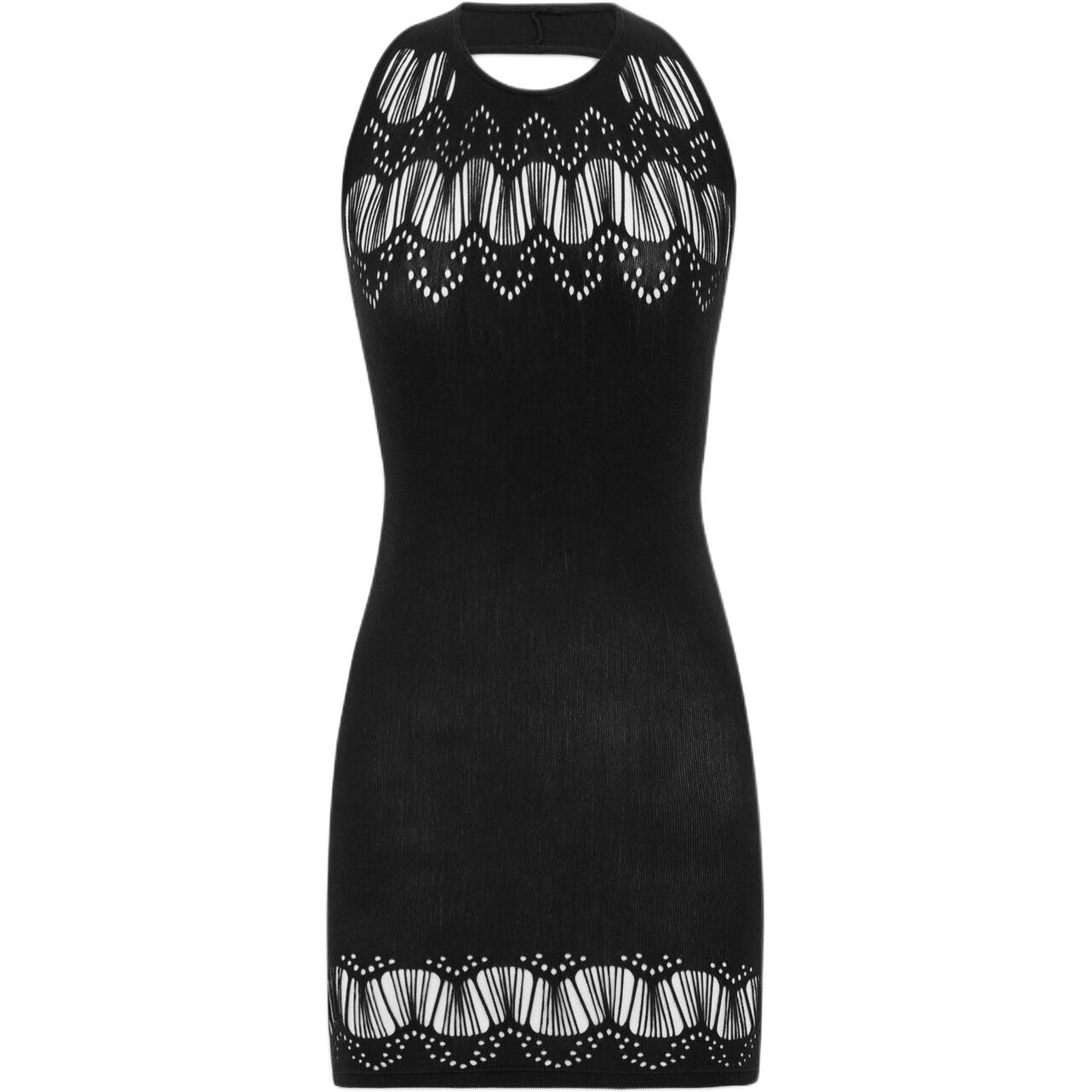 

Платье без рукавов женское черное Saint Laurent