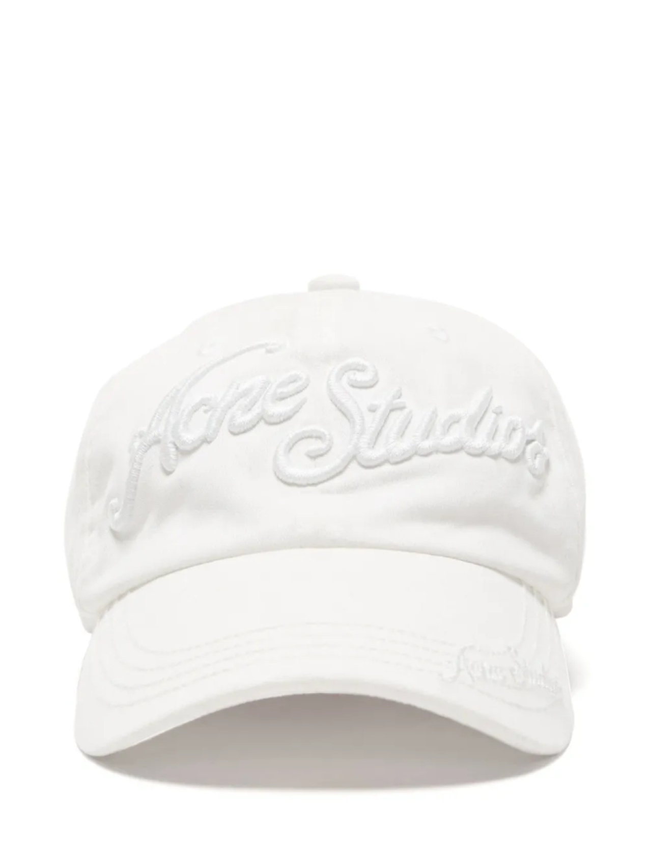 

Acne Studios кепка с вышитым логотипом, белый