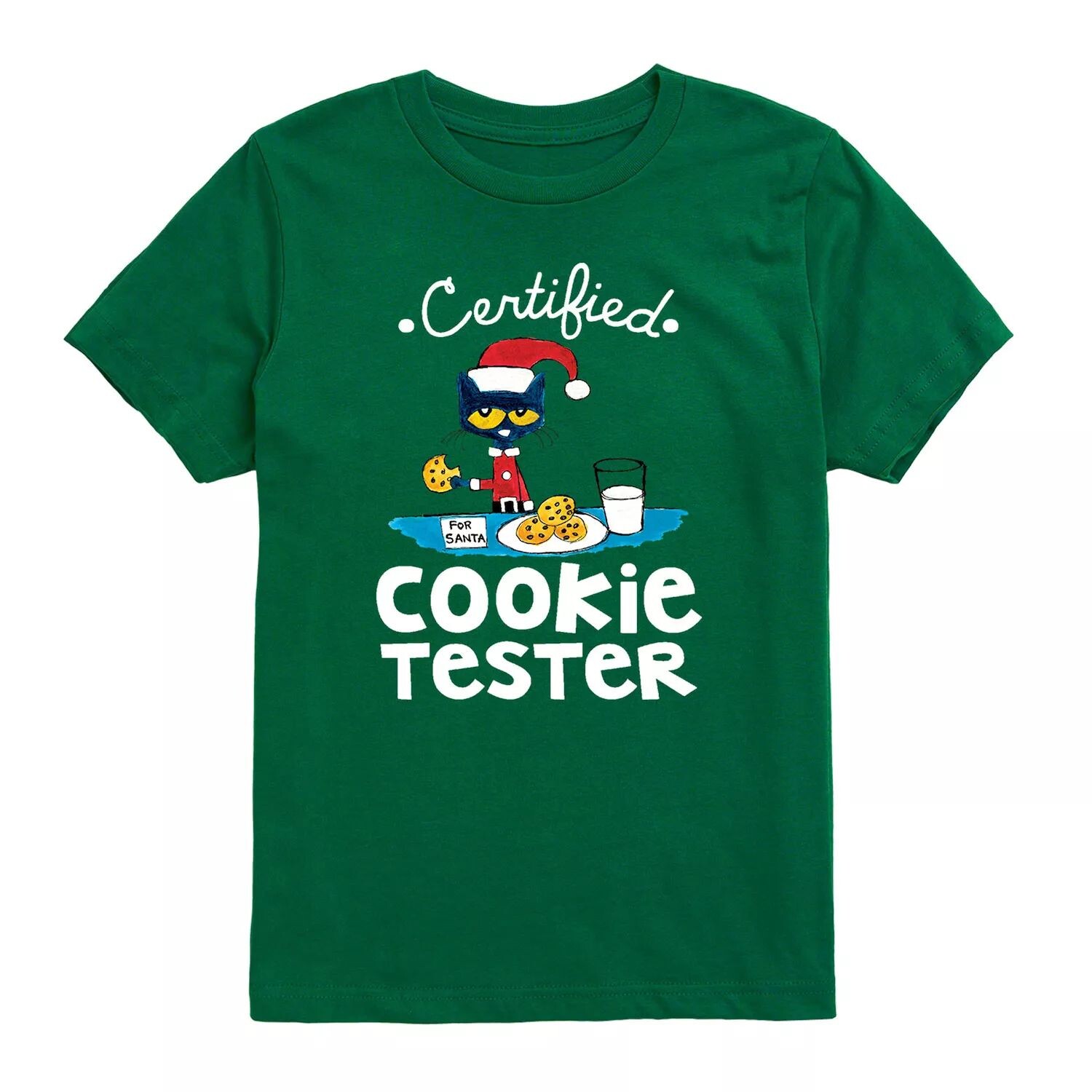 

Футболка для тестирования печенья с сертификатом Pete The Cat для мальчиков 8–20 лет Licensed Character