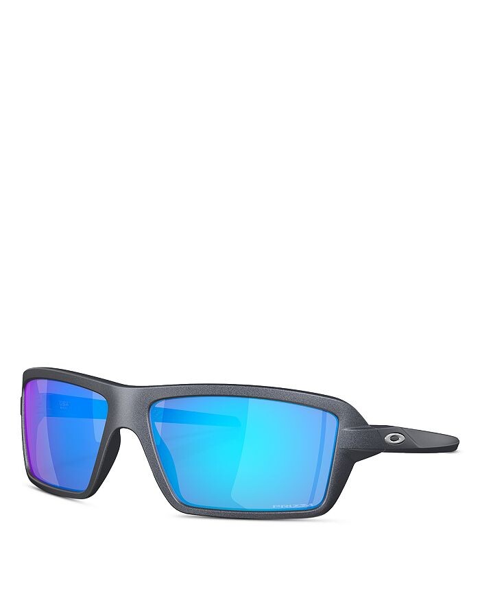 

Прямоугольные солнцезащитные очки Oakley Cables, 63 мм, черный