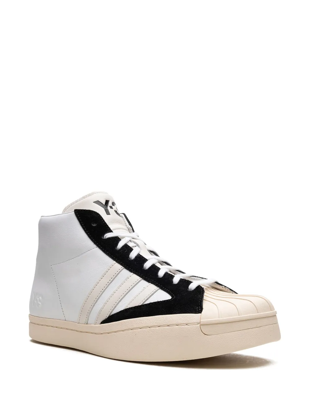 Кеды Y-3 Yohji Pro White/Blue adidas, белый — фото 2