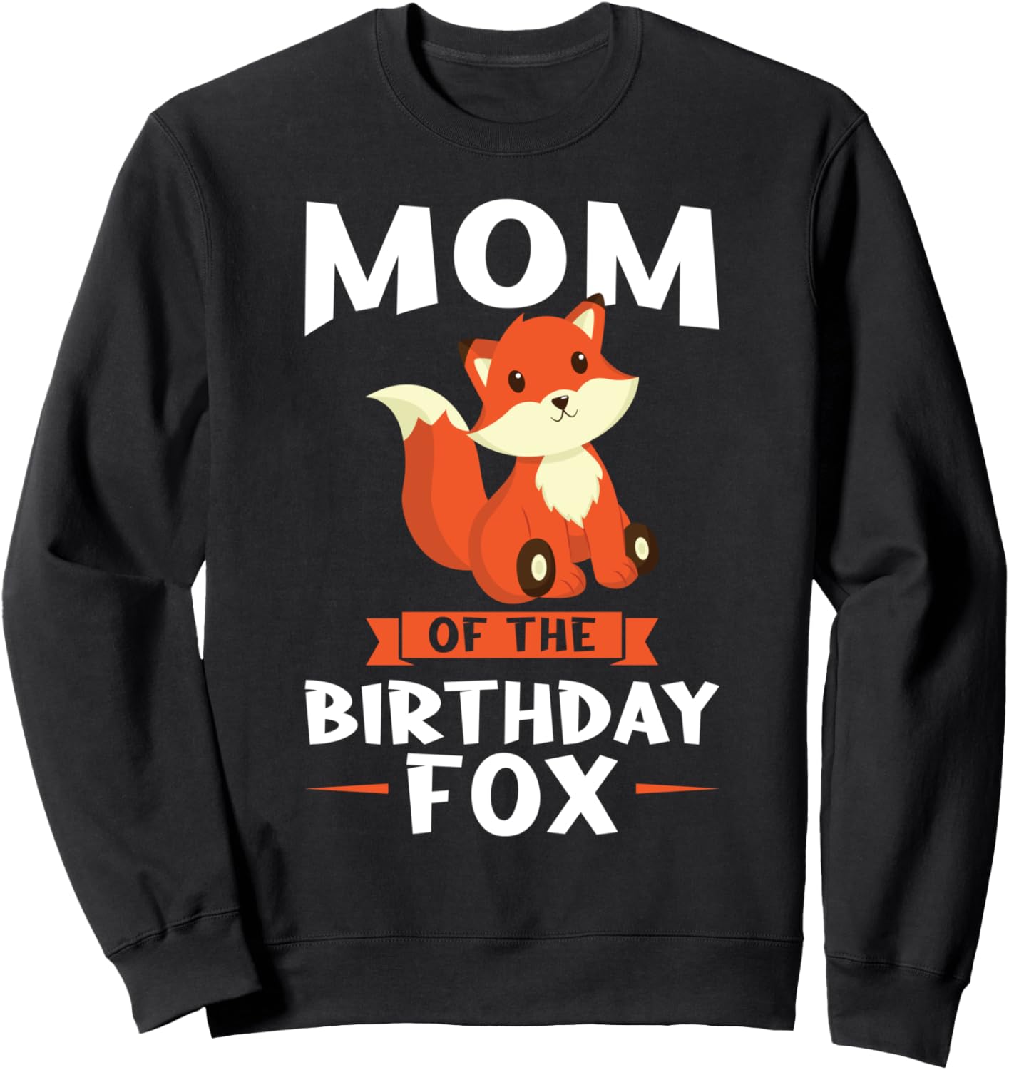 

День рождения мамы, лисы, толстовка на день рождения Fox Mom Gifts, черный