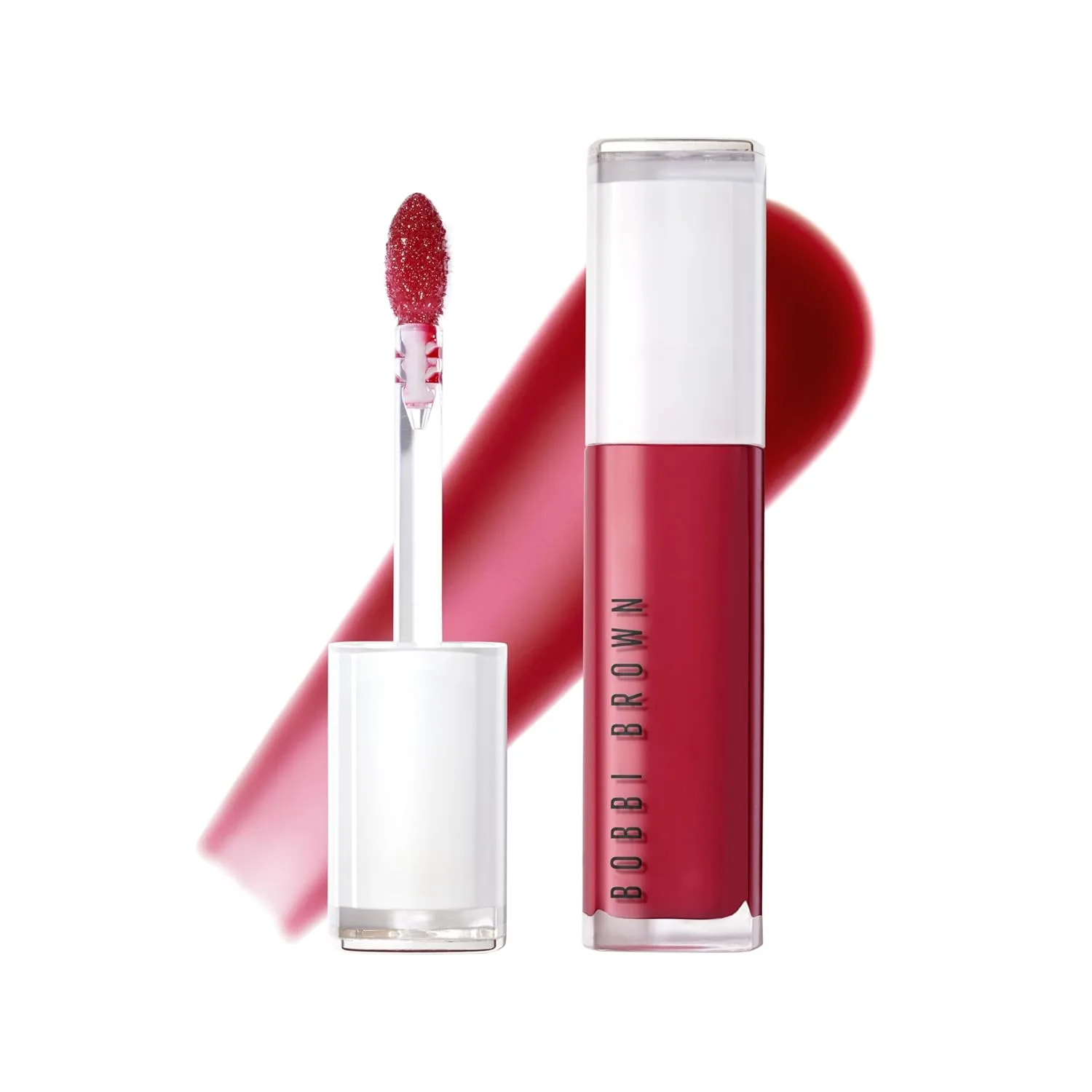 Сыворотка для губ Bobbi Brown Extra Plump | Увлажняющая, питательная сыворотка для увеличения объема губ | С растительными маслами и гиалуроновой кислотой, 0,2 жидких унции, 08 Bare Plum (Red chocolate brown)