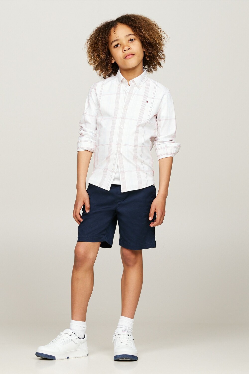 

Рубашка в клетку Regular fit Tommy Hilfiger, красный